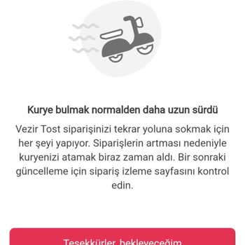 Yemeksepeti Geç Teslimat Sorunu