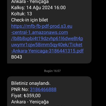 Kamil Koç Para İadesi Yok