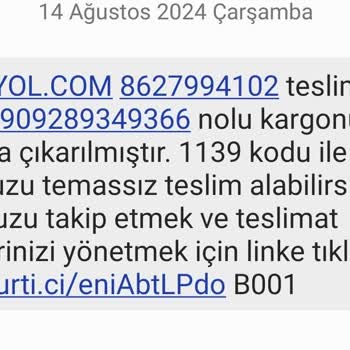Yurtiçi Kargo İzmir Şubesi Kargo Sorunu