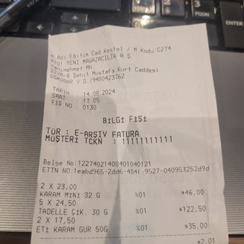 Eti Gıda Eti Karam İçerisinden Çıkan Cisim