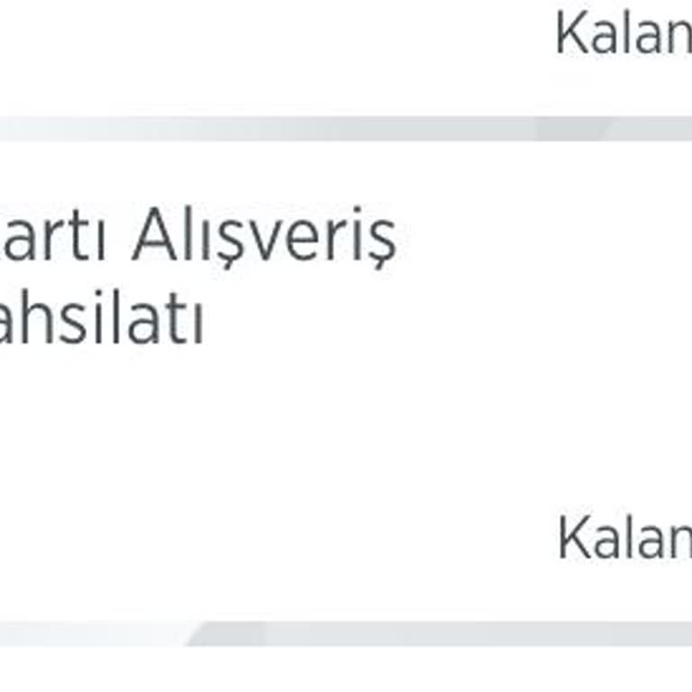 Ziraat Bankası Banka Kartı Alışveriş Borcu