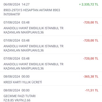 Anadolu Hayat Emeklilik Bilgim Dışında Üyelik Yapılmasına Rağmen İptal Etmediler