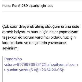 Trendmino.com Seccadenin İade Sorunu