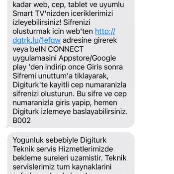 Digiturk Sorunlarımın Giderilmesini İstiyorum