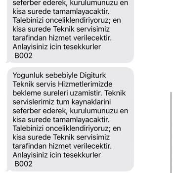 Digiturk Sorunlarımın Giderilmesini İstiyorum