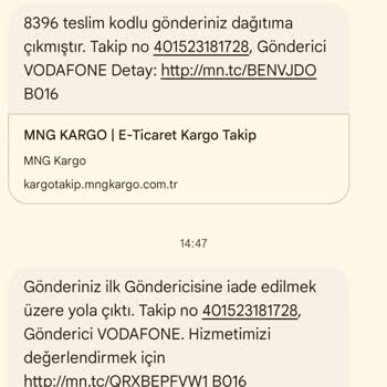 MNG Kargo İlgisiz Alakasız Bir Firma