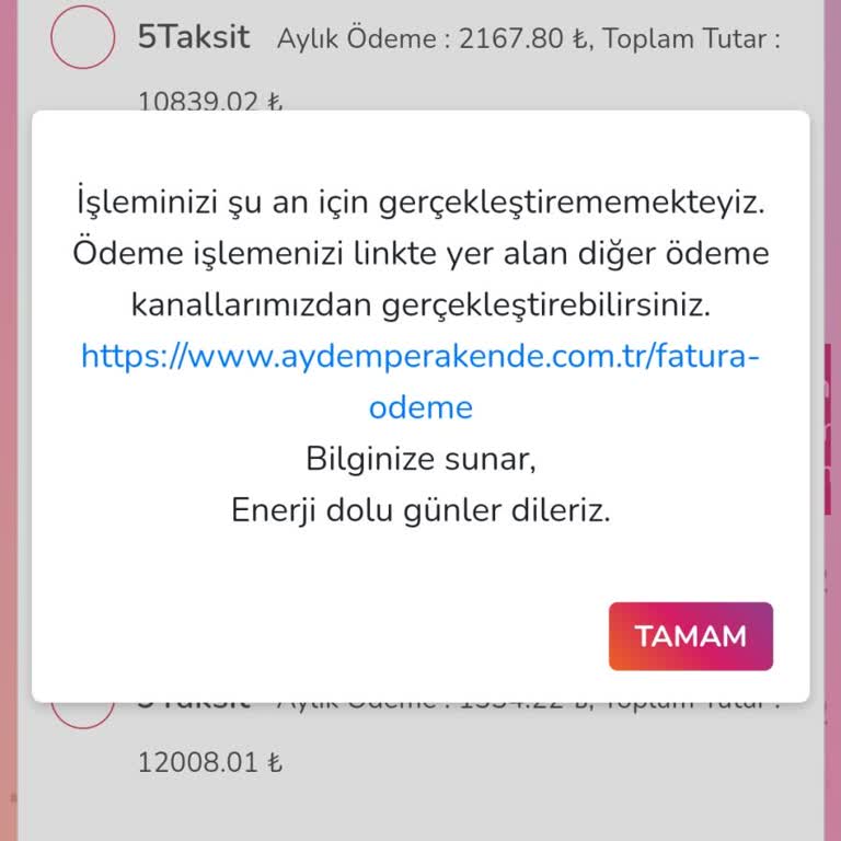 Aydem Perakende Fatura Ödeme Kanalları