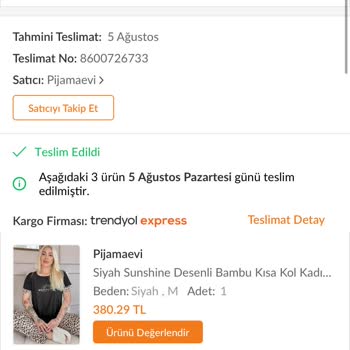 InstaPijama (pijamaevi.com) Göndermiş Olduğum 6 Üründen 3 Ürün Ortada Yok Kimse İlgilenmiyor
