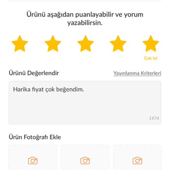 Trendyol Yorum Reddedilmesi Elite Üye Olamama