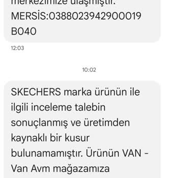 Skechers Ayakkabının 1,5ay İçinde Yırtılması Ve Olumsuz Yanıt Alma