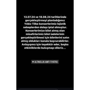 Solfej Organizasyon Bu Bilet Kerki Yıldız Tilbe Konseri Sorunu