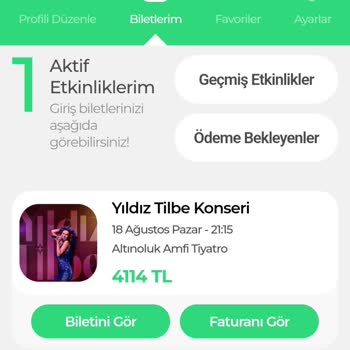 Solfej Organizasyon Bu Bilet Kerki Yıldız Tilbe Konseri Sorunu