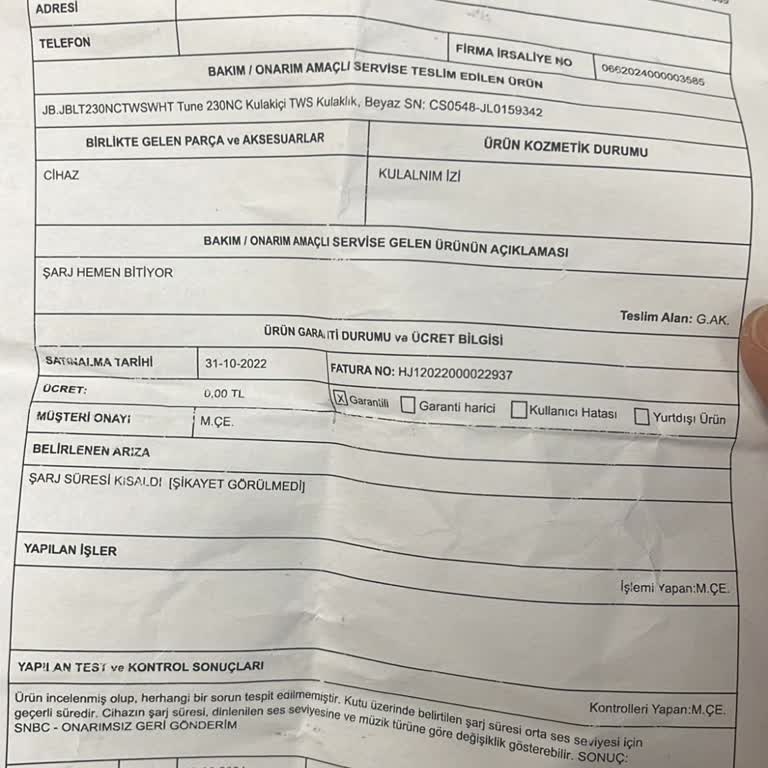 Aztek Teknik Servis Mağduriyeti!