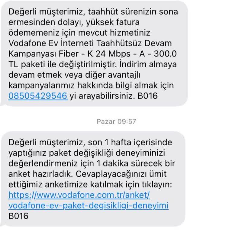 Vodafone Net'in Keyfi Zamları Ve Yetersiz Hizmeti