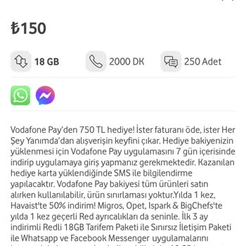 Vodafone'un Adil Olmayan Paket Fiyatlandırması