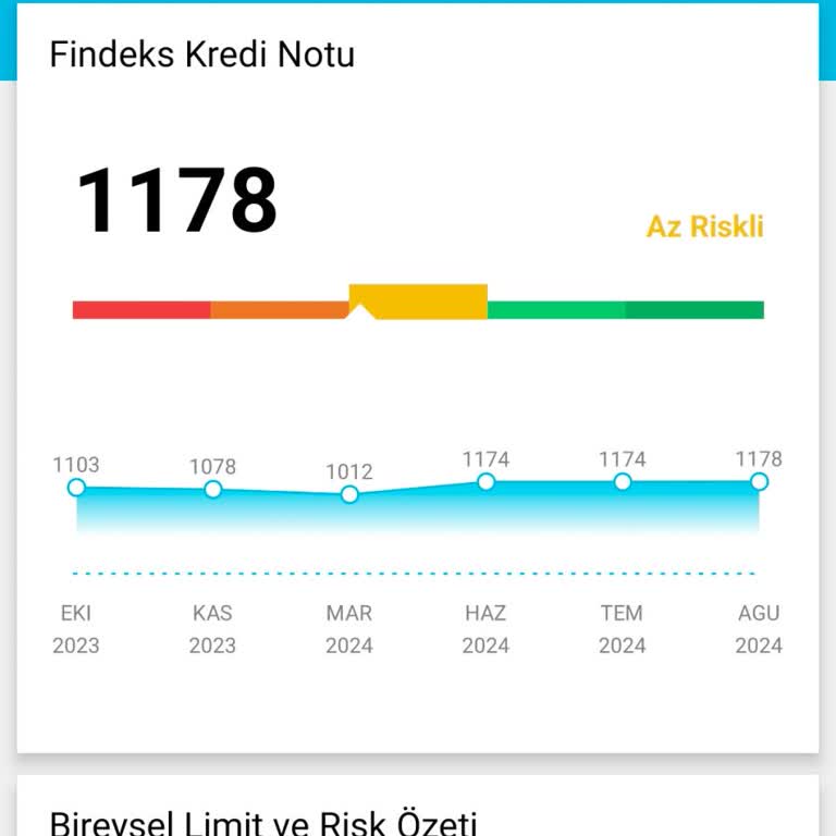 Findeks Kredi Notum Düzelmiyor