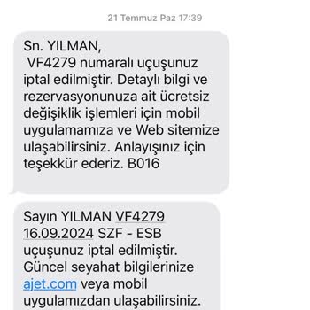 THY Erteledi A Jet İptal Etti Biri Var Diyor Biri Yok Diyor Uçuşunuz