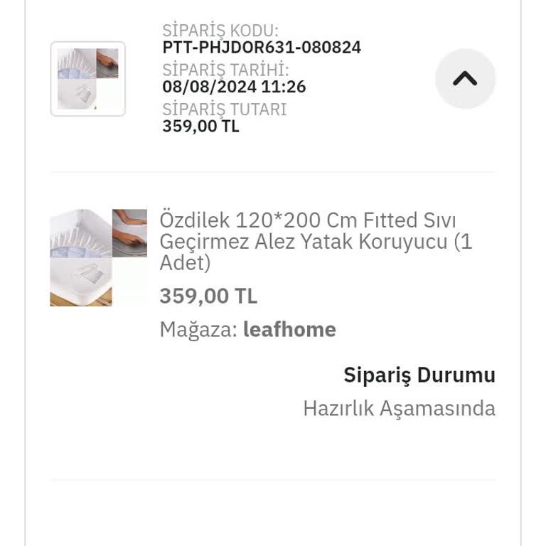 Leaf Home Kargoya Verilmeyen Ürün