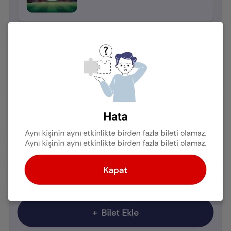 Passolig Kombine Alamadım, Kombineler Tükenmiş