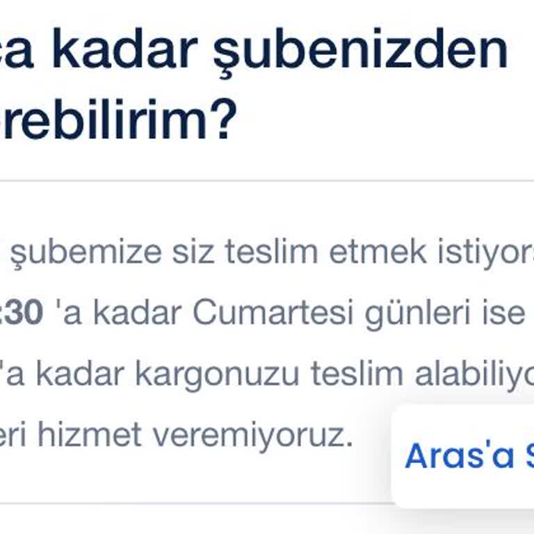 Aras Kargo Saat Geçti Diyerek Kargomu Teslim Almadı