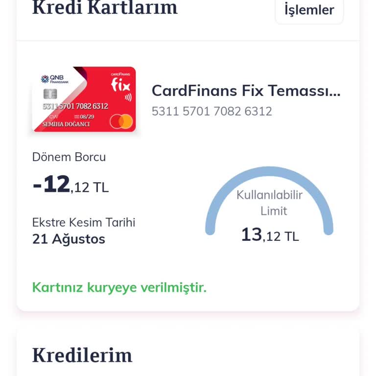 QNB Finansbank 1 TL Limit Şikayeti