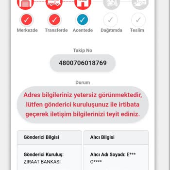 Kuryenet Kargom Teslim Edilmiyor