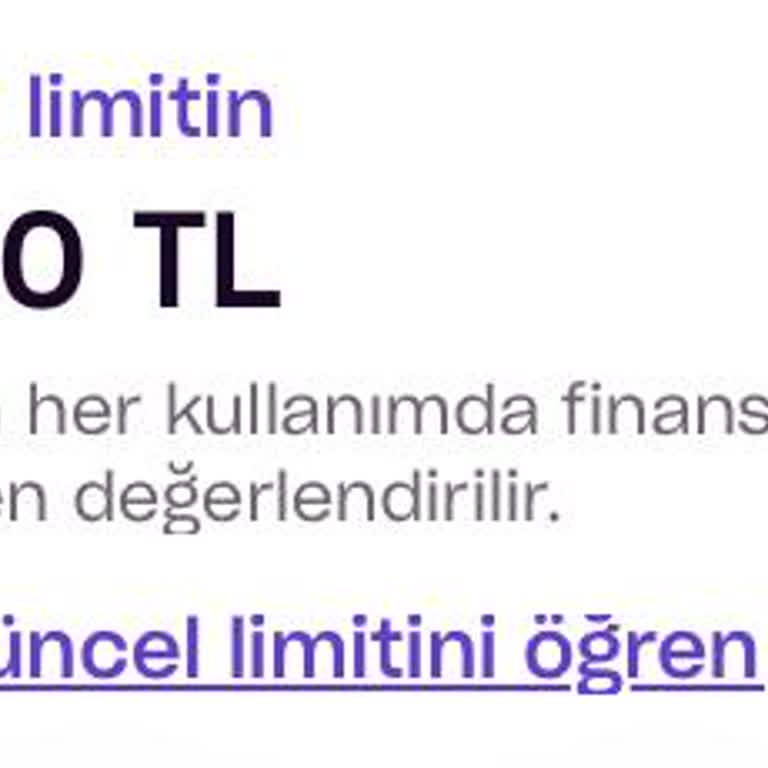 Zip Finansman Zip Uygulamasında Limitim 0 Görünüyor