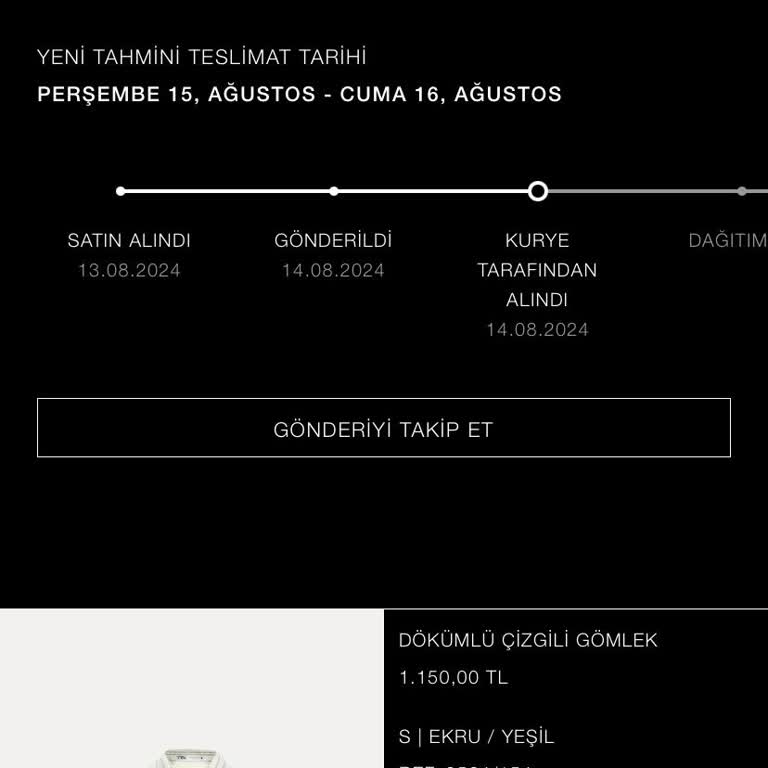 Zara Aynı Gün Teslimat Hizmeti Hakkında Yaşanan Sorun