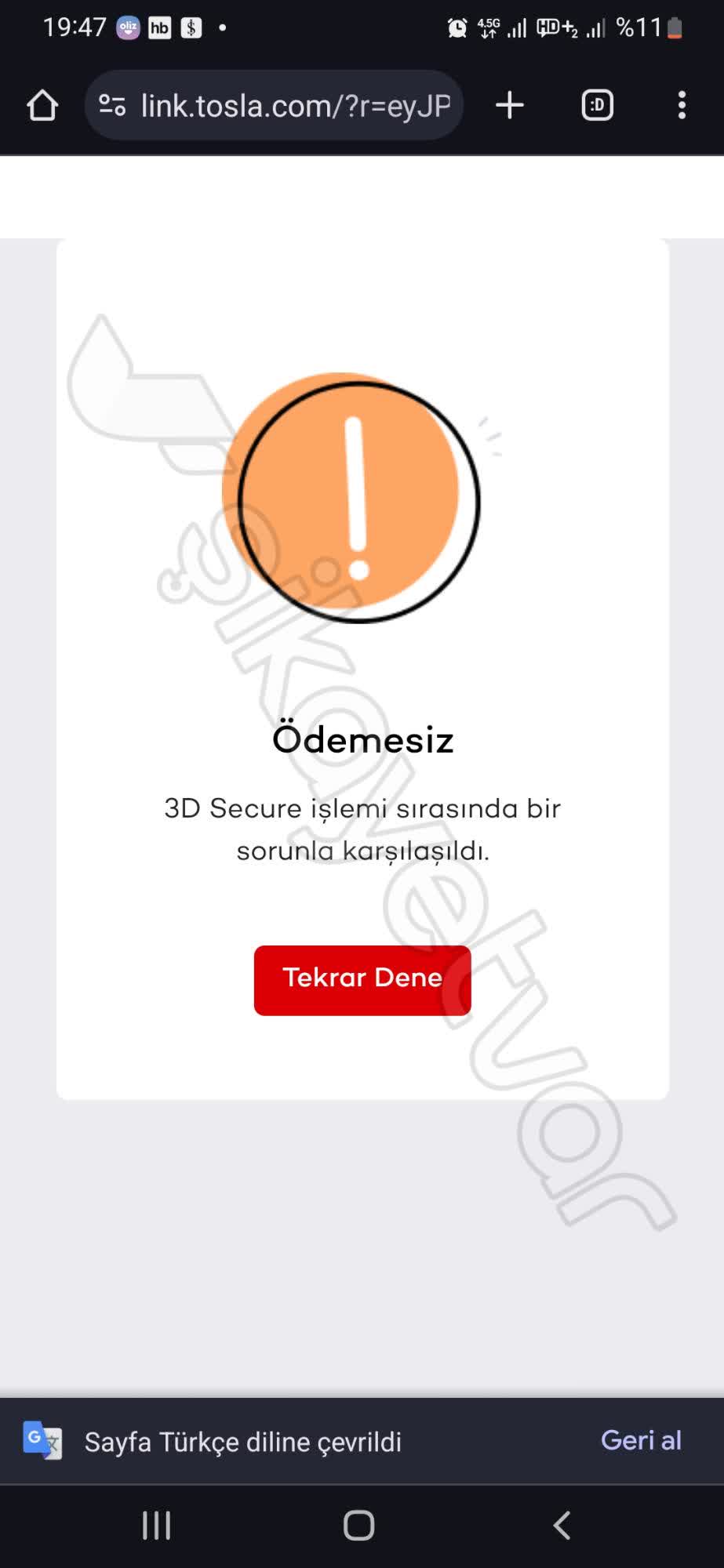 3d Secure - 49/104 - Şikayetvar