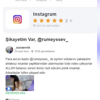 Guncelsikayetlerimiz.com Instagram Asılsız Şikayet
