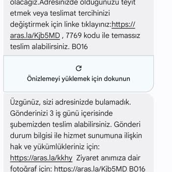 Aras Kargo Lakayıt Yönetim. Şube İle Müşteri Hizmetleri Farklı Bilgi