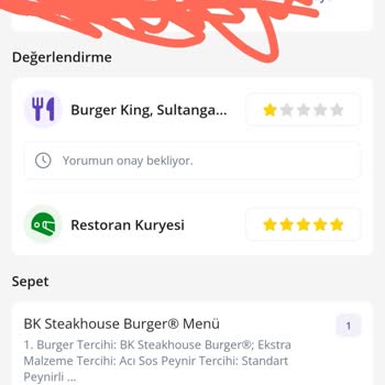 Burger King Hamburgeri Yanık Ve Kupkuru