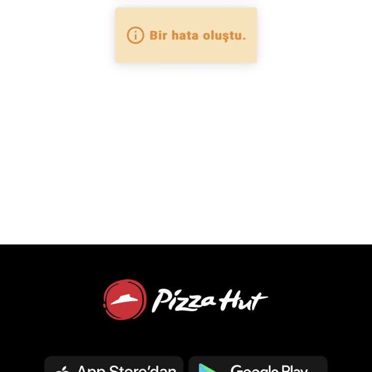 Pizza Hut İyi Bir Yazılımcı Al Kendine
