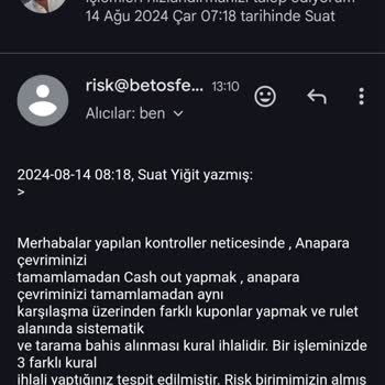 Betosfer Kazanç Siler Oynamayın