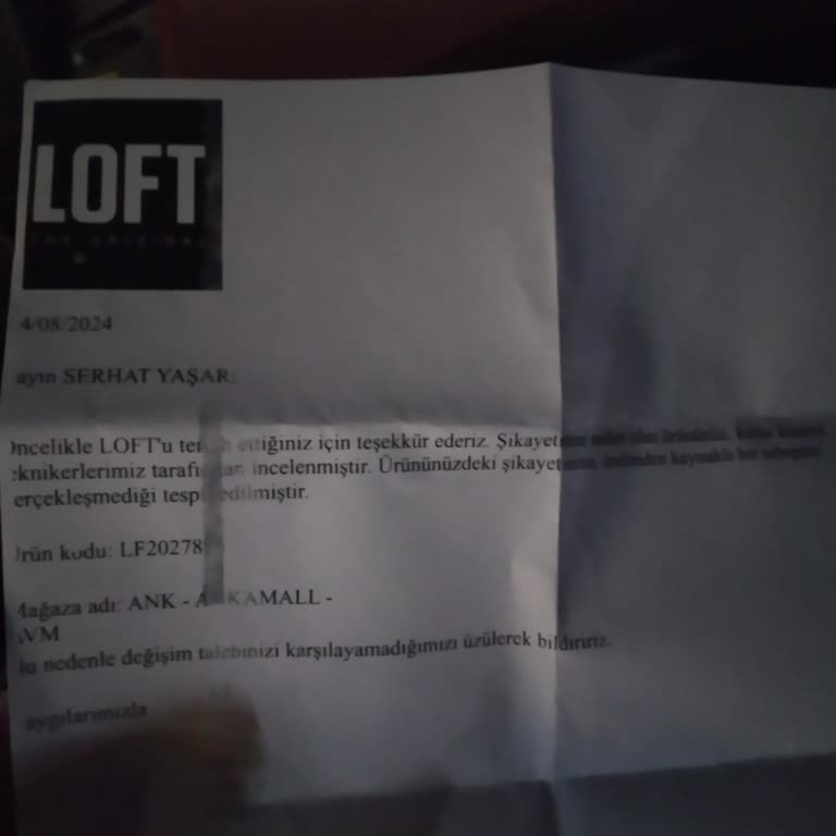Loft Ankamall'de Aldığım Gömlekler Çekti Ve Mağdur Oldum