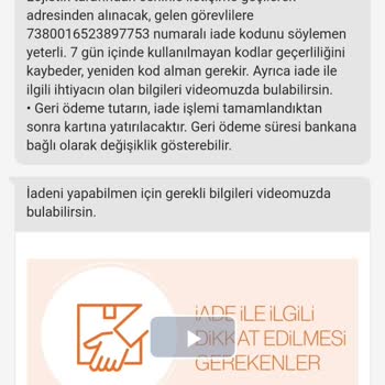 Borusan Lojistik, Trendyol İade Koduna Rağmen Ürünü İade Almamaktadır.