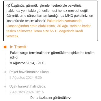 MNG Kargo Temu Kargo MNG Tarafından Yollanmıyor