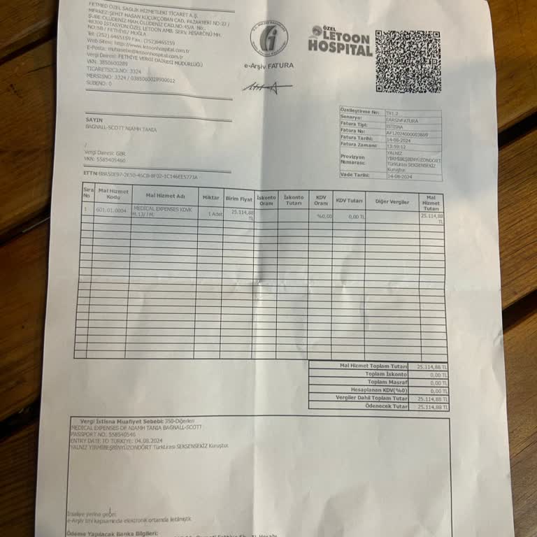 Özel Letoon Hastanesi Fazla Para Alan Letoon Hastanesi