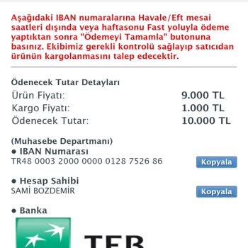TEB Bankası İle Yaşadığım Olumsuz Deneyim