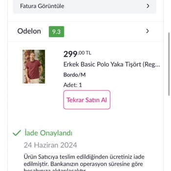 Pazarama Pişmanlığı Uygulama Sildim