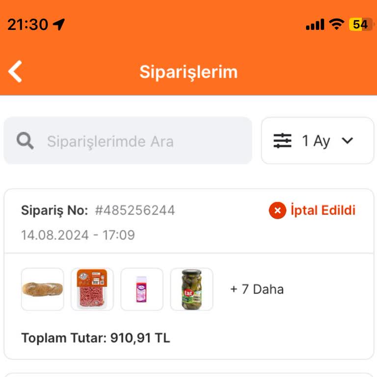 Migros Sanal Market Mağduriyeti