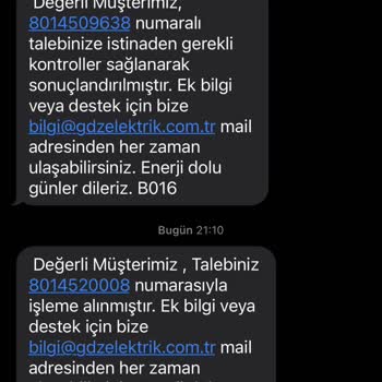 Gediz Elektrik Çözülmeyen Elektrik Sorunu
