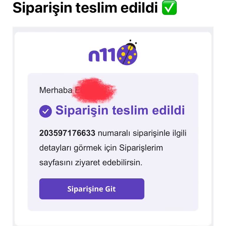 N11 Sorumsuzluğu, Teslim Etmediğiniz Ürünün Ücretini İade Edin Lütfen