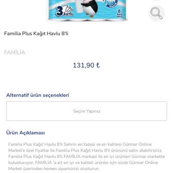 Gürmar Online Alışveriş Pişmanlık