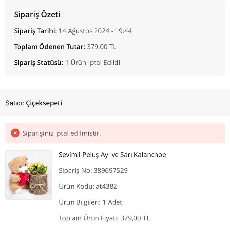 Çiçek Sepeti Sipariş Teslimatında Yaşanan Sorunlar