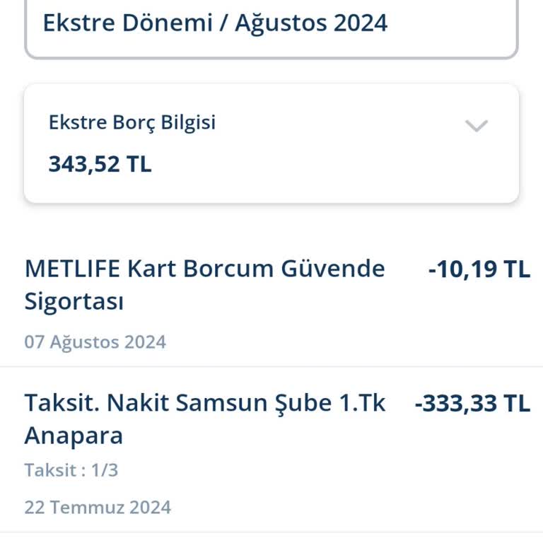 Denizbank Harcama Yapmadığım Halde Gelen Borç