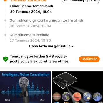 Temu Siparişim Teslim Edilmedi - MNG Kargo Sorunu