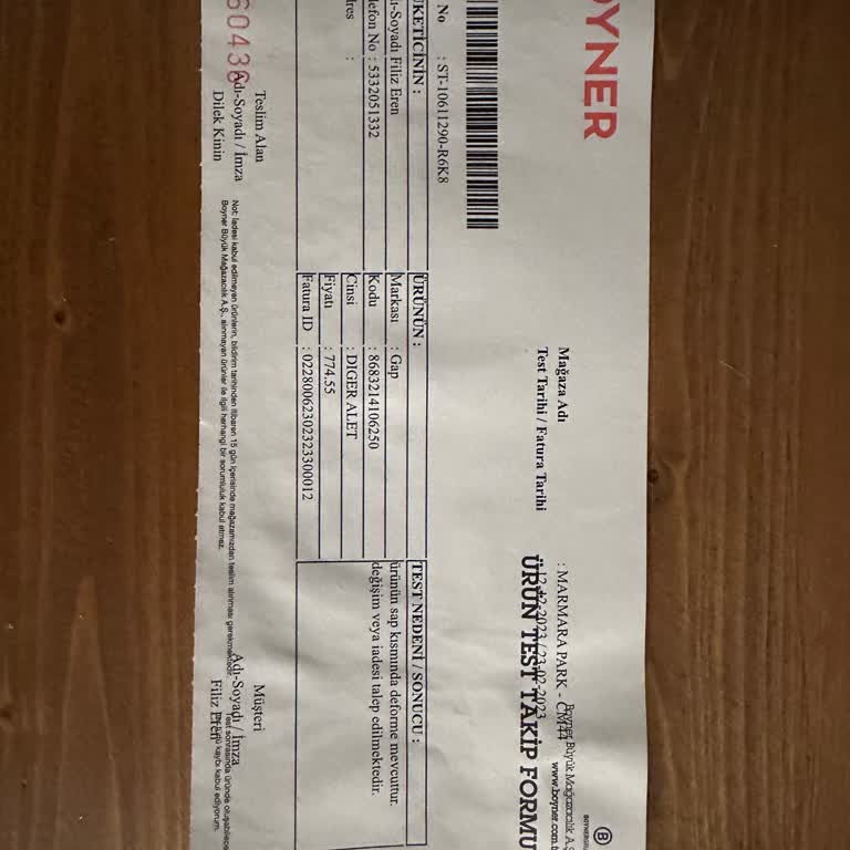 Boyner Ve GAP Hatalı Ürünün Arkasında Durmuyor!