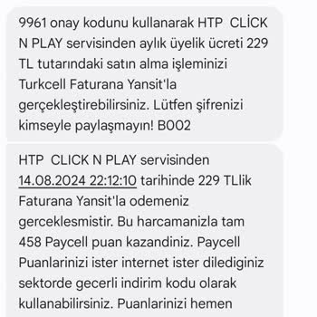 Yanlışlıkla Yapılan Üyelik ve İptal Edilmeyen Ödeme Sorunu
