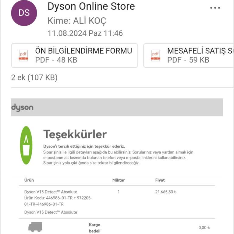 Dyson Kampanya Bitimi Sonrası Sipariş İptali Ve Fiyat Artışı Şikayeti